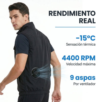 Chaleco con Ventilador